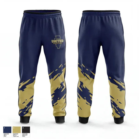 Sweatpants, Illinois United (ISVI Co-op), Wrestling, Teamtime, Team time, sublimation, custom sports apparel, team uniforms, spirit wear, spiritwear, sports uniforms, custom shirts, team store, custom team store, fundraiser sports, apparel fundraiser