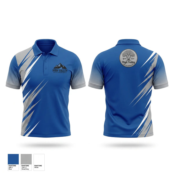 Short Sleeve Performance Polo, High Valley Developmental, , Teamtime, Team time, sublimation, custom sports apparel, team uniforms, spirit wear, spiritwear, sports uniforms, custom shirts, team store, custom team store, fundraiser sports, apparel fundraiser