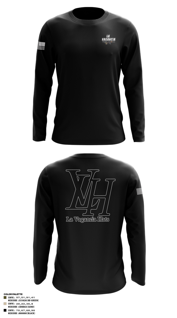 Long Sleeve Performance Shirt, La Vagancia Hats, , Teamtime, Team time, sublimation, custom sports apparel, team uniforms, spirit wear, spiritwear, sports uniforms, custom shirts, team store, custom team store, fundraiser sports, apparel fundraiser