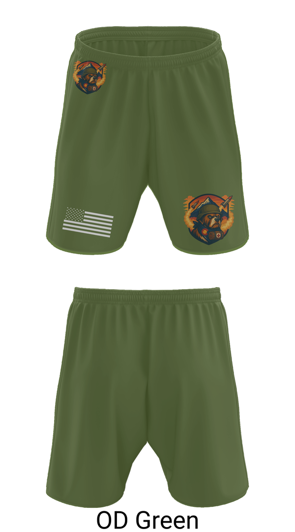Athletic Shorts With Pockets, 10th Field Hospital (FWD), , Teamtime, Team time, sublimation, custom sports apparel, team uniforms, spirit wear, spiritwear, sports uniforms, custom shirts, team store, custom team store, fundraiser sports, apparel fundraiser