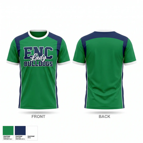 Short Sleeve Performance Shirt, ENC Lady Bulldogs, Softball, Teamtime, Team time, sublimation, custom sports apparel, team uniforms, spirit wear, spiritwear, sports uniforms, custom shirts, team store, custom team store, fundraiser sports, apparel fundraiser