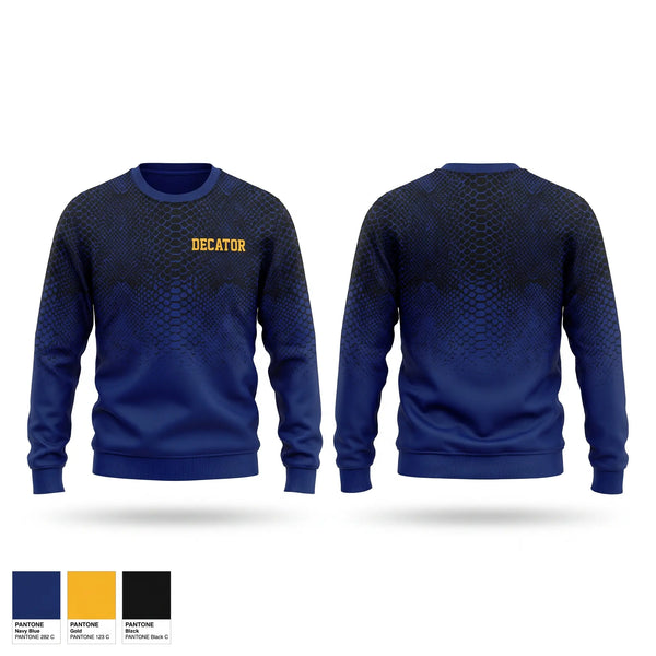 Crew Neck Sweatshirt, Decator, , Teamtime, Team time, sublimation, custom sports apparel, team uniforms, spirit wear, spiritwear, sports uniforms, custom shirts, team store, custom team store, fundraiser sports, apparel fundraiser