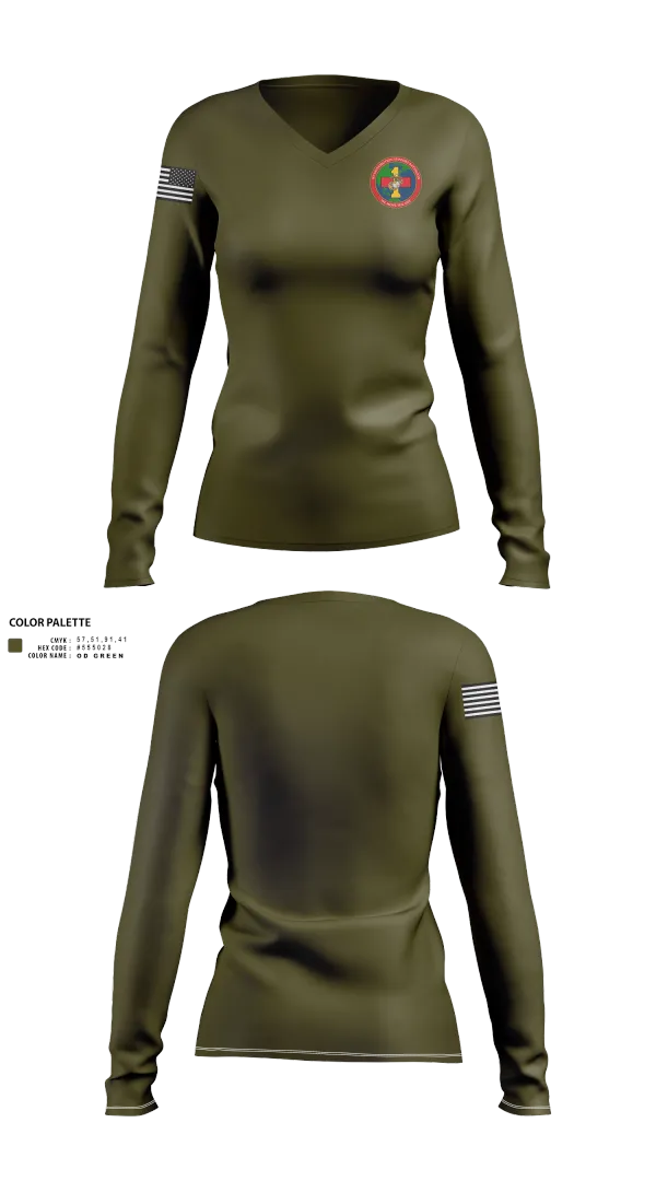 Womens Long Sleeve Vneck Shirt, 1st TSB, , Teamtime, Team time, sublimation, custom sports apparel, team uniforms, spirit wear, spiritwear, sports uniforms, custom shirts, team store, custom team store, fundraiser sports, apparel fundraiser