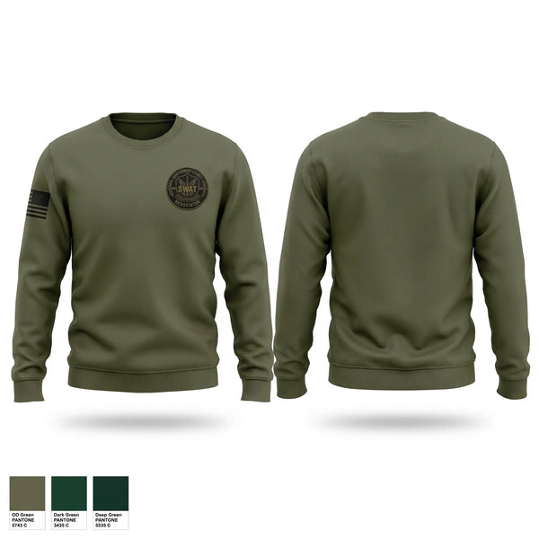 Crew Neck Sweatshirt, Montgomery County SWAT - Western Region Negotiators, Police, Teamtime, Team time, sublimation, custom sports apparel, team uniforms, spirit wear, spiritwear, sports uniforms, custom shirts, team store, custom team store, fundraiser sports, apparel fundraiser