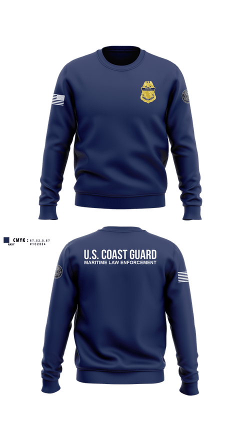 Crew Neck Sweatshirt, Sector Miami Boarding Team, Coast Guard, Teamtime, Team time, sublimation, custom sports apparel, team uniforms, spirit wear, spiritwear, sports uniforms, custom shirts, team store, custom team store, fundraiser sports, apparel fundraiser