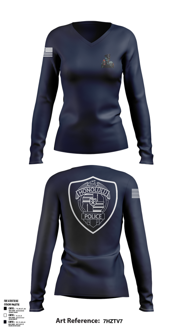 Womens Long Sleeve Vneck Shirt, 1ST WATCH, , Teamtime, Team time, sublimation, custom sports apparel, team uniforms, spirit wear, spiritwear, sports uniforms, custom shirts, team store, custom team store, fundraiser sports, apparel fundraiser