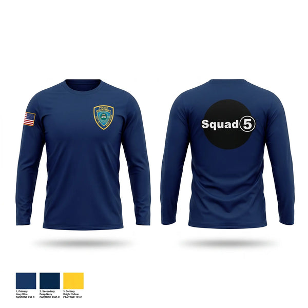 Long Sleeve Performance Shirt, Squad Five, Police, Teamtime, Team time, sublimation, custom sports apparel, team uniforms, spirit wear, spiritwear, sports uniforms, custom shirts, team store, custom team store, fundraiser sports, apparel fundraiser