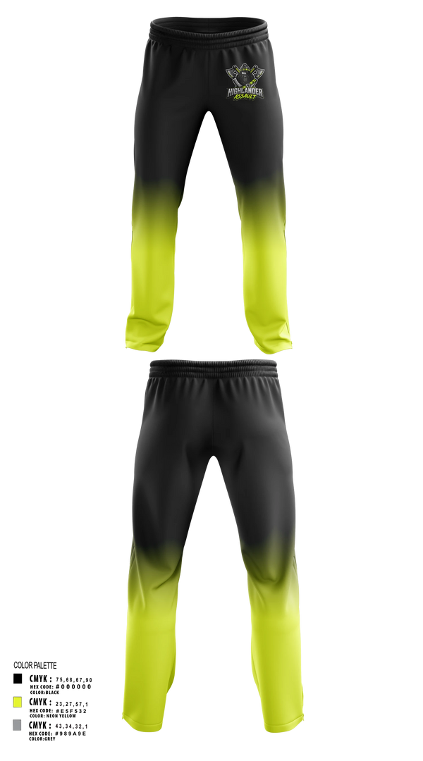 Sweatpants, Highlander Assault, , Teamtime, Team time, sublimation, custom sports apparel, team uniforms, spirit wear, spiritwear, sports uniforms, custom shirts, team store, custom team store, fundraiser sports, apparel fundraiser