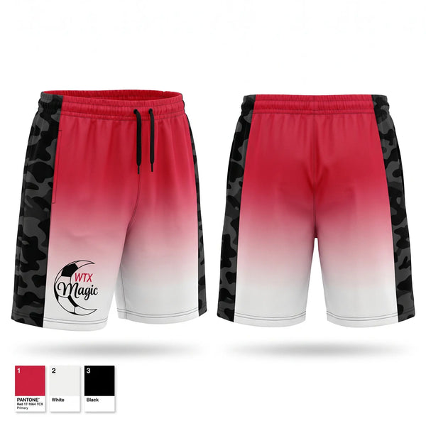 Athletic Shorts With Pockets, WTX Magic, Men's Soccer, Teamtime, Team time, sublimation, custom sports apparel, team uniforms, spirit wear, spiritwear, sports uniforms, custom shirts, team store, custom team store, fundraiser sports, apparel fundraiser