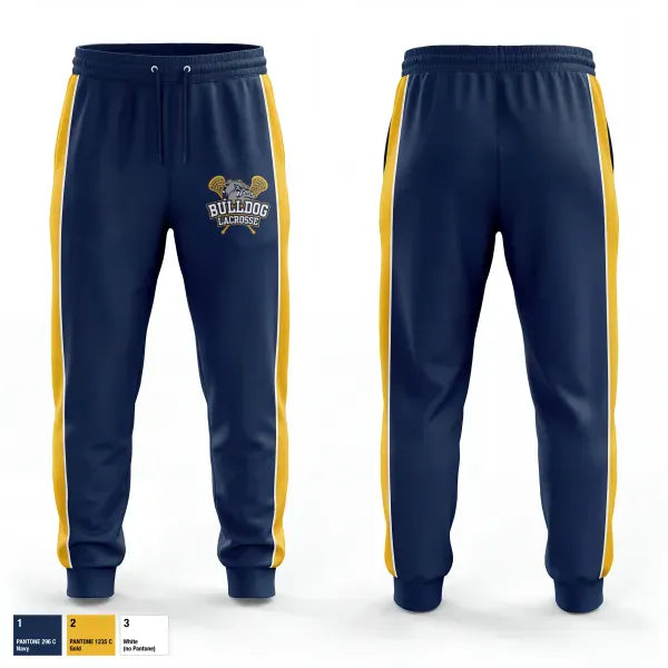 Sweatpants, West Albany Bulldogs, Men's Lacrosse, Teamtime, Team time, sublimation, custom sports apparel, team uniforms, spirit wear, spiritwear, sports uniforms, custom shirts, team store, custom team store, fundraiser sports, apparel fundraiser