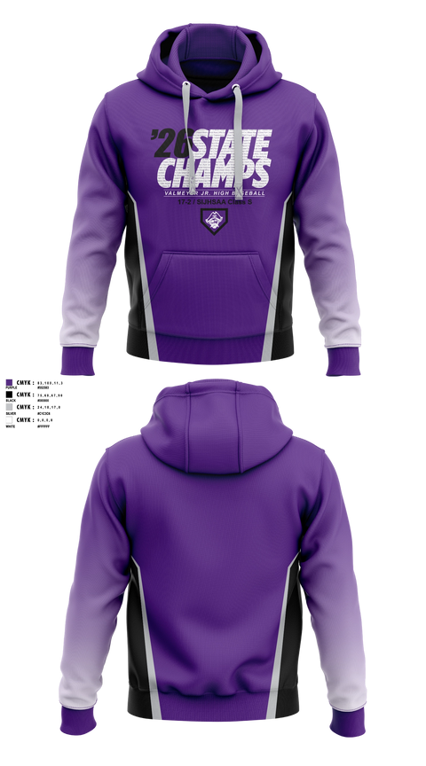 Hoodie, Valmeyer Pirates Jr. High Baseball, Baseball, Teamtime, Team time, sublimation, custom sports apparel, team uniforms, spirit wear, spiritwear, sports uniforms, custom shirts, team store, custom team store, fundraiser sports, apparel fundraiser