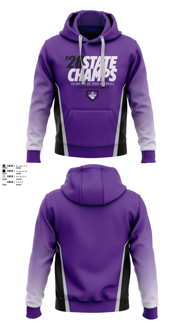 Hoodie, Valmeyer Pirates Jr. High Baseball, Baseball, Teamtime, Team time, sublimation, custom sports apparel, team uniforms, spirit wear, spiritwear, sports uniforms, custom shirts, team store, custom team store, fundraiser sports, apparel fundraiser