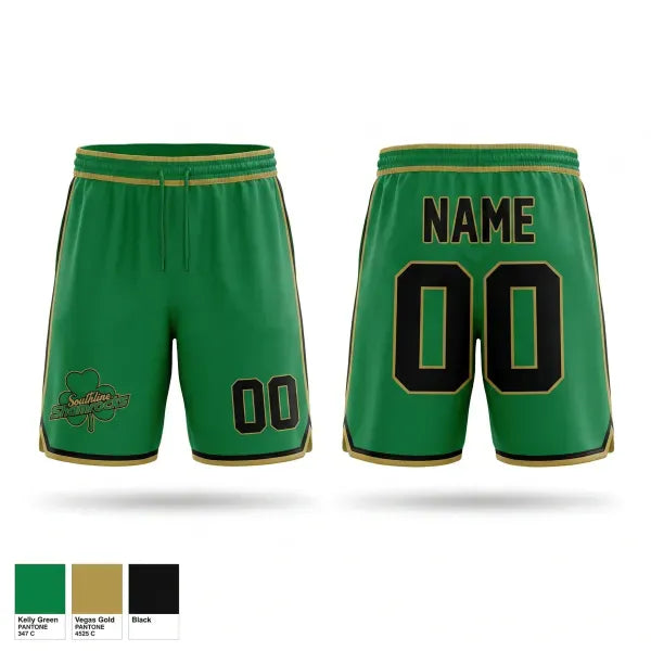 Athletic Shorts With Pockets, 11U Southline Shamrocks, Baseball, Teamtime, Team time, sublimation, custom sports apparel, team uniforms, spirit wear, spiritwear, sports uniforms, custom shirts, team store, custom team store, fundraiser sports, apparel fundraiser