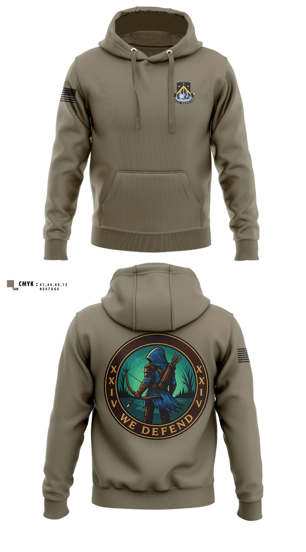 Hoodie, 24TH MDSB, Army, Teamtime, Team time, sublimation, custom sports apparel, team uniforms, spirit wear, spiritwear, sports uniforms, custom shirts, team store, custom team store, fundraiser sports, apparel fundraiser
