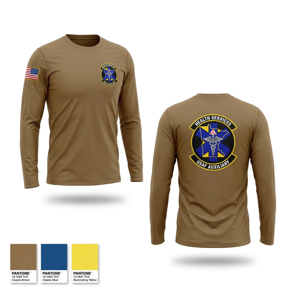 Long Sleeve Performance Shirt, Civil Air Patrol Minnesota Wing Health Service, Air Force, Teamtime, Team time, sublimation, custom sports apparel, team uniforms, spirit wear, spiritwear, sports uniforms, custom shirts, team store, custom team store, fundraiser sports, apparel fundraiser