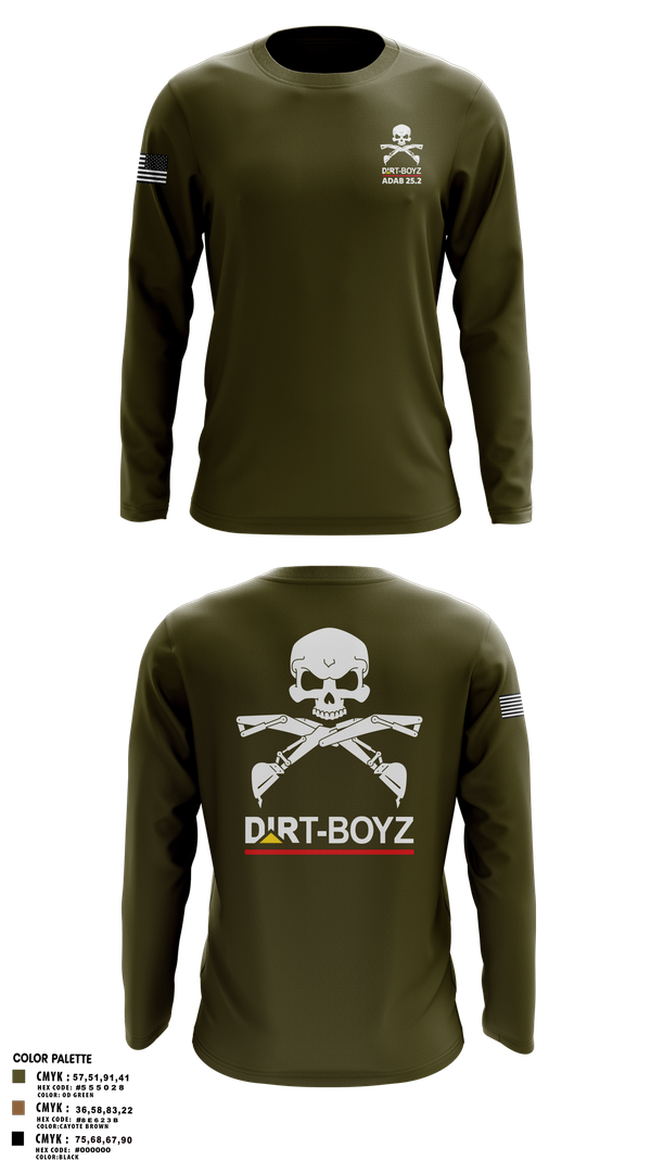 Long Sleeve Performance Shirt, DirtBoyz, Air Force, Teamtime, Team time, sublimation, custom sports apparel, team uniforms, spirit wear, spiritwear, sports uniforms, custom shirts, team store, custom team store, fundraiser sports, apparel fundraiser