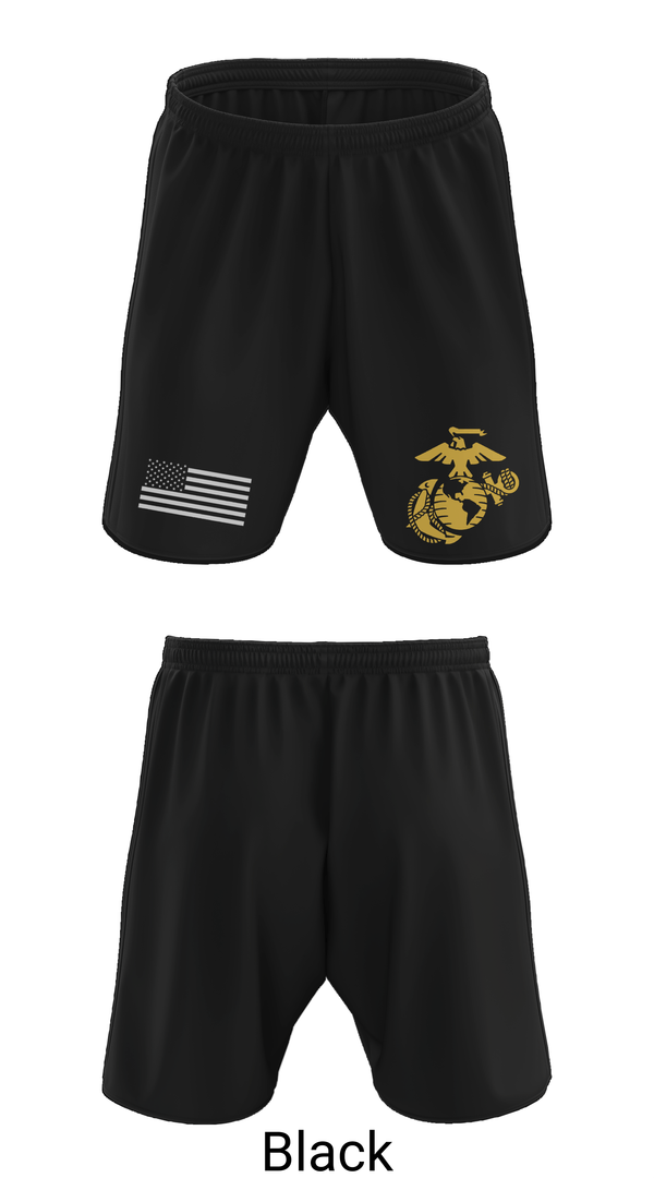 Athletic Shorts With Pockets, MCRD Parris Island Protocol Office, Marines, Teamtime, Team time, sublimation, custom sports apparel, team uniforms, spirit wear, spiritwear, sports uniforms, custom shirts, team store, custom team store, fundraiser sports, apparel fundraiser