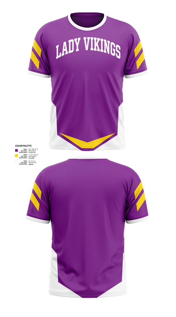 Short Sleeve Performance Shirt, Lady Vikings, Softball, Teamtime, Team time, sublimation, custom sports apparel, team uniforms, spirit wear, spiritwear, sports uniforms, custom shirts, team store, custom team store, fundraiser sports, apparel fundraiser