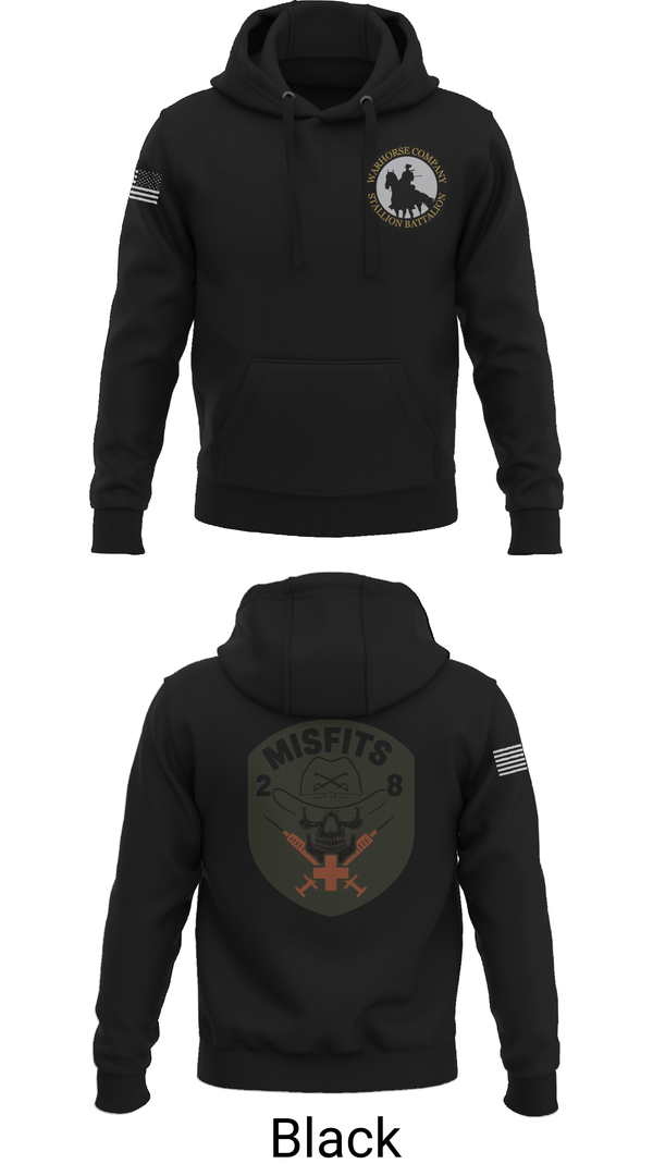 Hoodie, 2-8 Cav, HHC, Medic Platoon, , Teamtime, Team time, sublimation, custom sports apparel, team uniforms, spirit wear, spiritwear, sports uniforms, custom shirts, team store, custom team store, fundraiser sports, apparel fundraiser