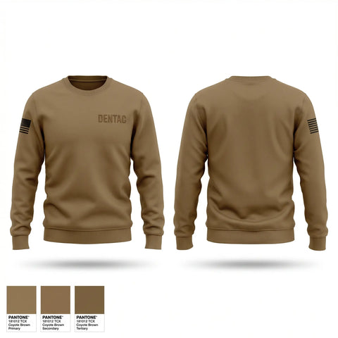 Crew Neck Sweatshirt, DENTAC, Army, Teamtime, Team time, sublimation, custom sports apparel, team uniforms, spirit wear, spiritwear, sports uniforms, custom shirts, team store, custom team store, fundraiser sports, apparel fundraiser