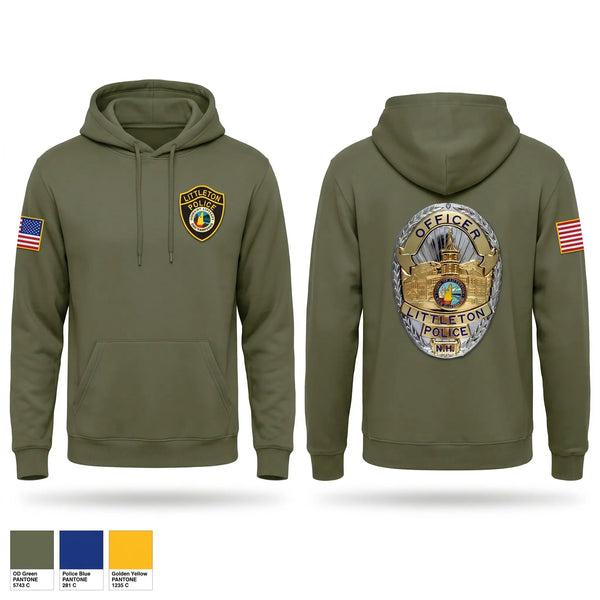 Hoodie, Littleton NH Police Department, Police, Teamtime, Team time, sublimation, custom sports apparel, team uniforms, spirit wear, spiritwear, sports uniforms, custom shirts, team store, custom team store, fundraiser sports, apparel fundraiser