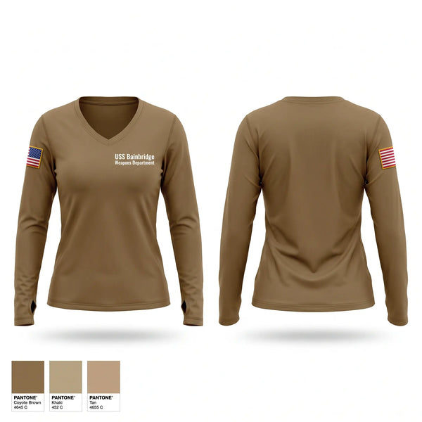 Old School Cotton Feel Shirt, USS Bainbridge Weapons Department, Navy, Teamtime, Team time, sublimation, custom sports apparel, team uniforms, spirit wear, spiritwear, sports uniforms, custom shirts, team store, custom team store, fundraiser sports, apparel fundraiser