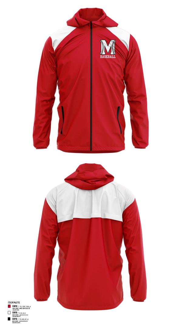 Windbreaker, McEwen Baseball, Baseball, Teamtime, Team time, sublimation, custom sports apparel, team uniforms, spirit wear, spiritwear, sports uniforms, custom shirts, team store, custom team store, fundraiser sports, apparel fundraiser