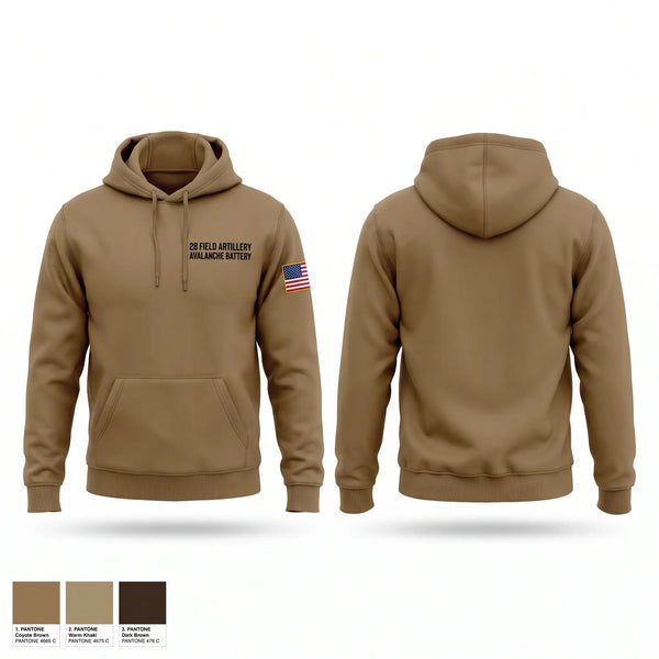 Hoodie, 2-8 field artillery avalanche battery, Army, Teamtime, Team time, sublimation, custom sports apparel, team uniforms, spirit wear, spiritwear, sports uniforms, custom shirts, team store, custom team store, fundraiser sports, apparel fundraiser
