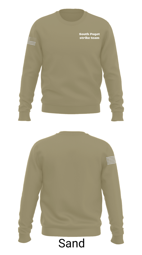 Crew Neck Sweatshirt, South Puget strike team, , Teamtime, Team time, sublimation, custom sports apparel, team uniforms, spirit wear, spiritwear, sports uniforms, custom shirts, team store, custom team store, fundraiser sports, apparel fundraiser