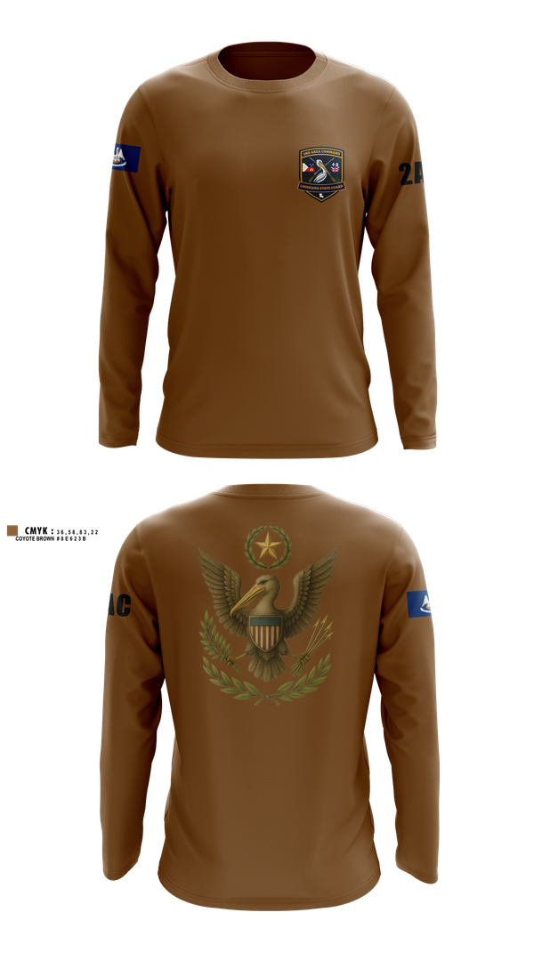 Long Sleeve Performance Shirt, 2nd Area Command (LASG), , Teamtime, Team time, sublimation, custom sports apparel, team uniforms, spirit wear, spiritwear, sports uniforms, custom shirts, team store, custom team store, fundraiser sports, apparel fundraiser