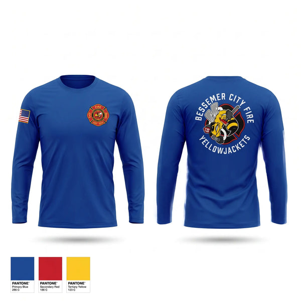 Long Sleeve Performance Shirt, BCFD, Fire Department, Teamtime, Team time, sublimation, custom sports apparel, team uniforms, spirit wear, spiritwear, sports uniforms, custom shirts, team store, custom team store, fundraiser sports, apparel fundraiser