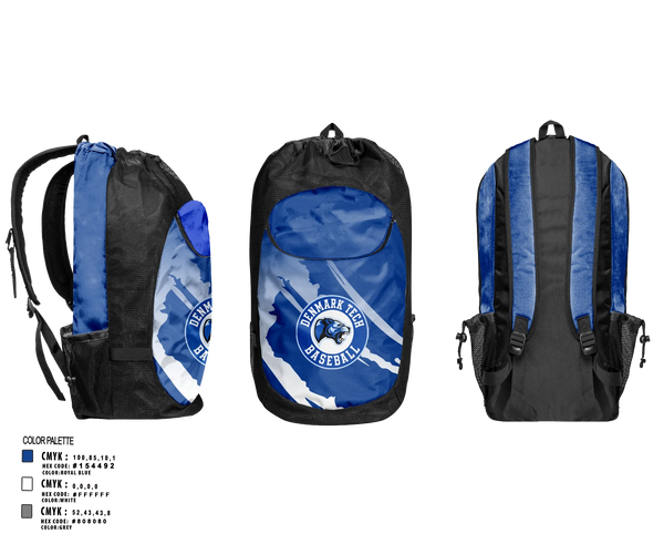 Gear Bag, Denmark Tech Panthers, Baseball, Teamtime, Team time, sublimation, custom sports apparel, team uniforms, spirit wear, spiritwear, sports uniforms, custom shirts, team store, custom team store, fundraiser sports, apparel fundraiser