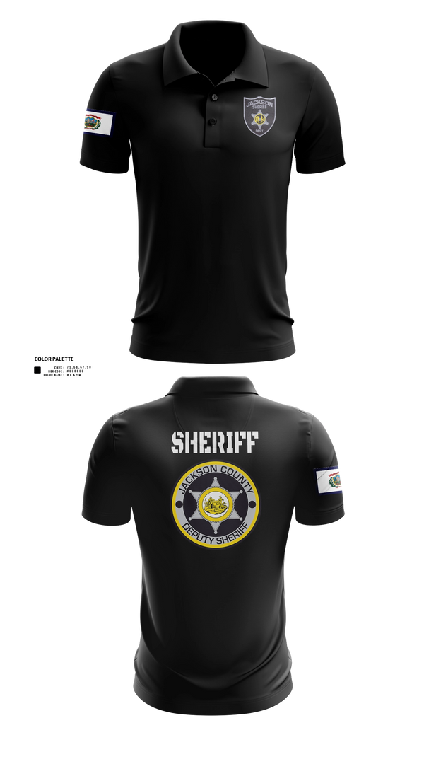 Short Sleeve Performance Polo, Jackson County SD, Police, Teamtime, Team time, sublimation, custom sports apparel, team uniforms, spirit wear, spiritwear, sports uniforms, custom shirts, team store, custom team store, fundraiser sports, apparel fundraiser