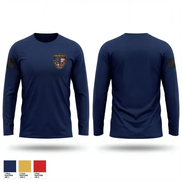 Long Sleeve Performance Shirt, Runnemede Police, Police, Teamtime, Team time, sublimation, custom sports apparel, team uniforms, spirit wear, spiritwear, sports uniforms, custom shirts, team store, custom team store, fundraiser sports, apparel fundraiser