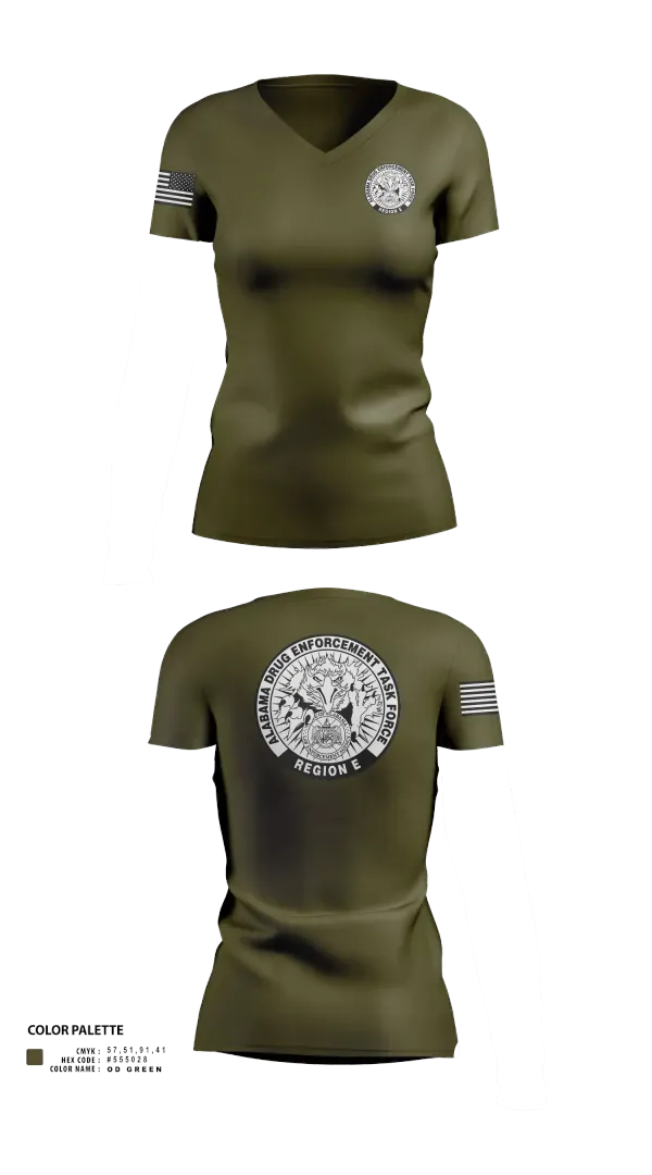 Womens Short Sleeve Vneck Shirt, Alabama Drug Enforcement Task Force, Police, Teamtime, Team time, sublimation, custom sports apparel, team uniforms, spirit wear, spiritwear, sports uniforms, custom shirts, team store, custom team store, fundraiser sports, apparel fundraiser