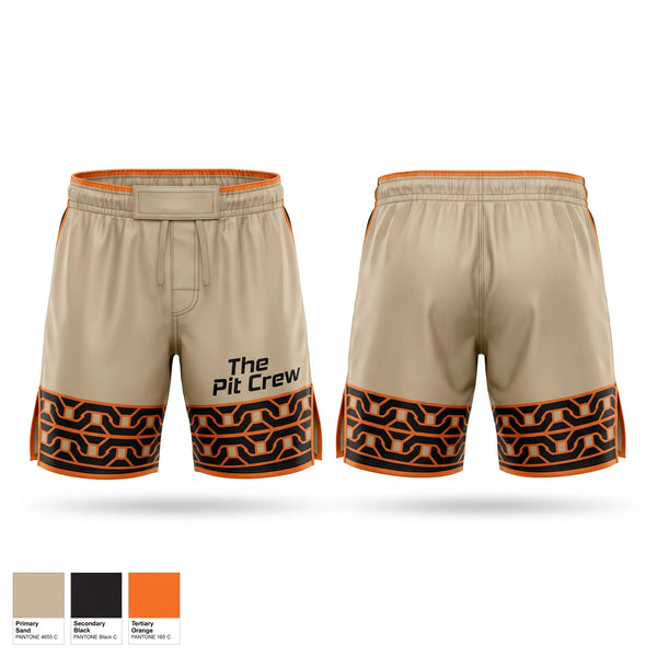 Fight Shorts, The Pit Crew, Wrestling, Teamtime, Team time, sublimation, custom sports apparel, team uniforms, spirit wear, spiritwear, sports uniforms, custom shirts, team store, custom team store, fundraiser sports, apparel fundraiser