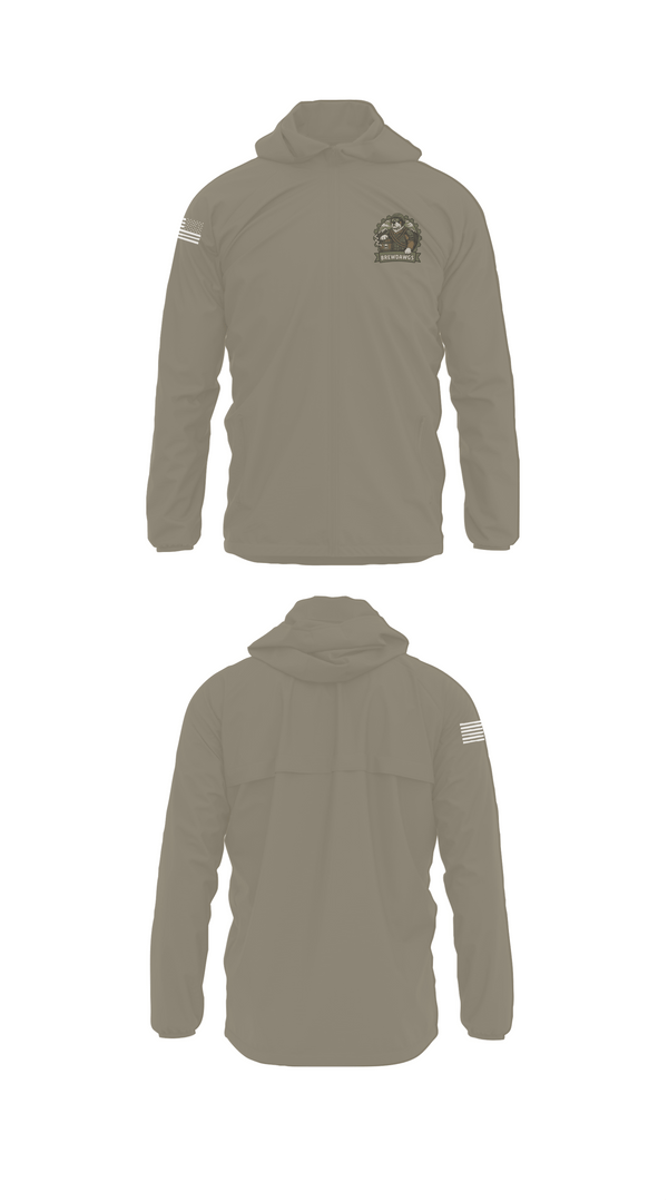 Windbreaker, E2 Brewdawgs, Army, Teamtime, Team time, sublimation, custom sports apparel, team uniforms, spirit wear, spiritwear, sports uniforms, custom shirts, team store, custom team store, fundraiser sports, apparel fundraiser