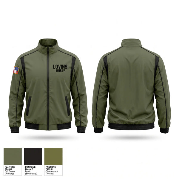 Windbreaker, Lovins, Police, Teamtime, Team time, sublimation, custom sports apparel, team uniforms, spirit wear, spiritwear, sports uniforms, custom shirts, team store, custom team store, fundraiser sports, apparel fundraiser