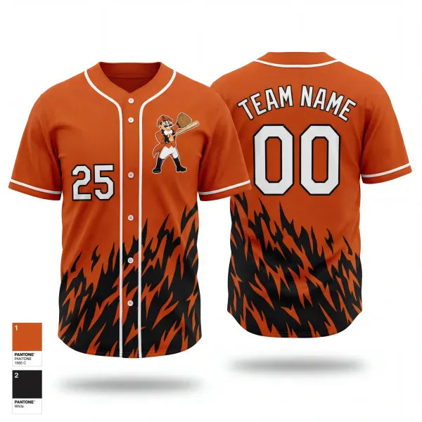 Full Button Baseball Jersey, Bridgeport Barnums, Baseball, Teamtime, Team time, sublimation, custom sports apparel, team uniforms, spirit wear, spiritwear, sports uniforms, custom shirts, team store, custom team store, fundraiser sports, apparel fundraiser