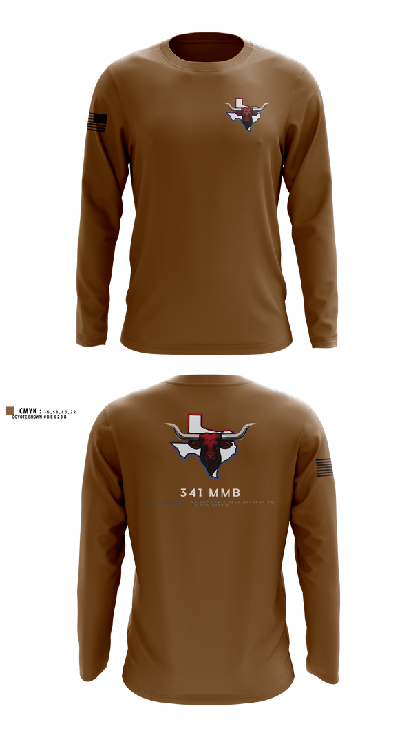 Long Sleeve Performance Shirt, 341 MMB, Army, Teamtime, Team time, sublimation, custom sports apparel, team uniforms, spirit wear, spiritwear, sports uniforms, custom shirts, team store, custom team store, fundraiser sports, apparel fundraiser