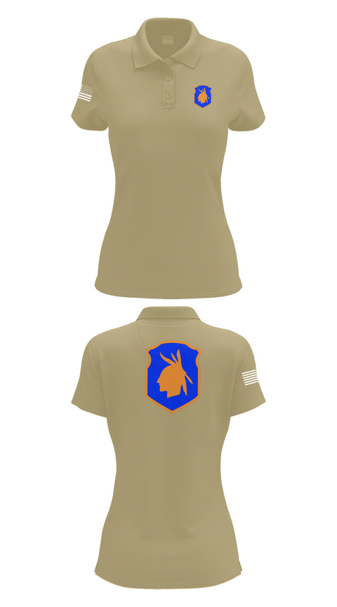Womens Short Sleeve Performance Polo, 98th training div, , Teamtime, Team time, sublimation, custom sports apparel, team uniforms, spirit wear, spiritwear, sports uniforms, custom shirts, team store, custom team store, fundraiser sports, apparel fundraiser