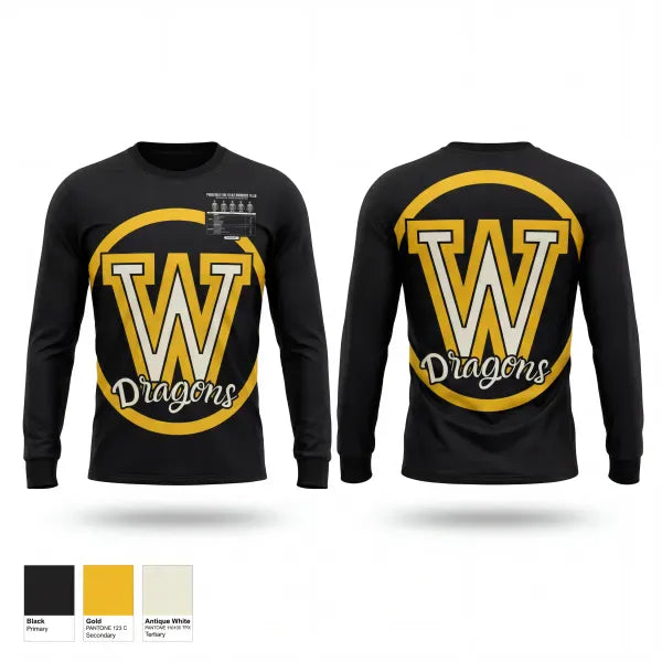 Long Sleeve Performance Shirt, Wenonah Lady Dragons, Women's Soccer, Teamtime, Team time, sublimation, custom sports apparel, team uniforms, spirit wear, spiritwear, sports uniforms, custom shirts, team store, custom team store, fundraiser sports, apparel fundraiser