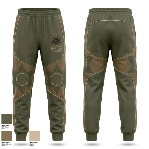 Sweatpants, Schenectady County Sheriff K9, Police, Teamtime, Team time, sublimation, custom sports apparel, team uniforms, spirit wear, spiritwear, sports uniforms, custom shirts, team store, custom team store, fundraiser sports, apparel fundraiser