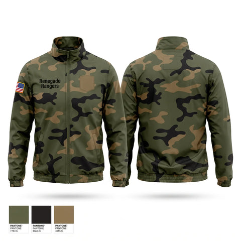 Windbreaker, Renegade Rangers, Army, Teamtime, Team time, sublimation, custom sports apparel, team uniforms, spirit wear, spiritwear, sports uniforms, custom shirts, team store, custom team store, fundraiser sports, apparel fundraiser