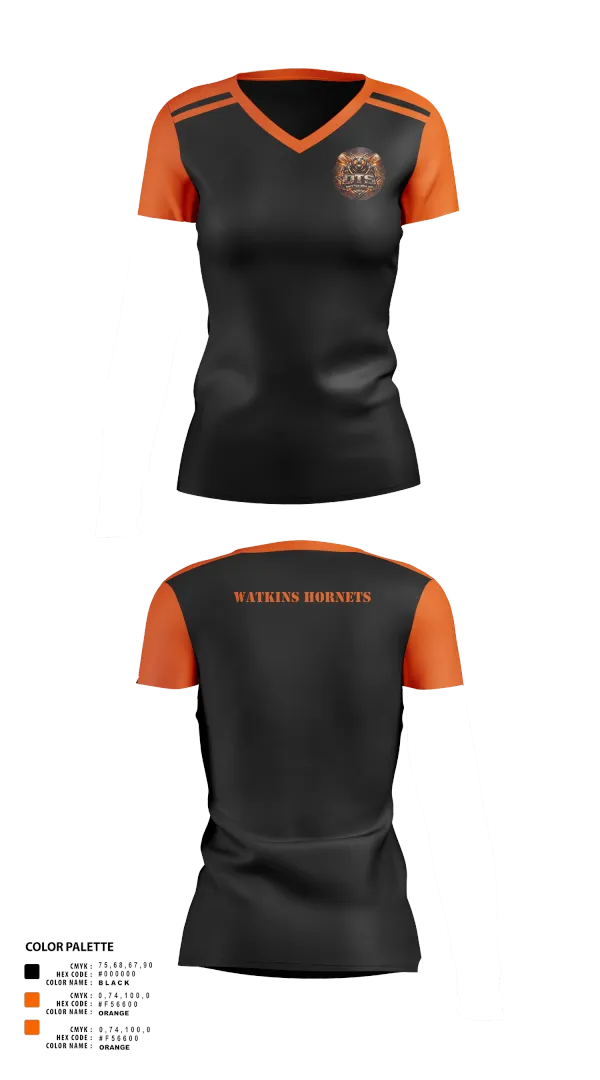 Womens Short Sleeve Vneck Shirt, OTS, , Teamtime, Team time, sublimation, custom sports apparel, team uniforms, spirit wear, spiritwear, sports uniforms, custom shirts, team store, custom team store, fundraiser sports, apparel fundraiser