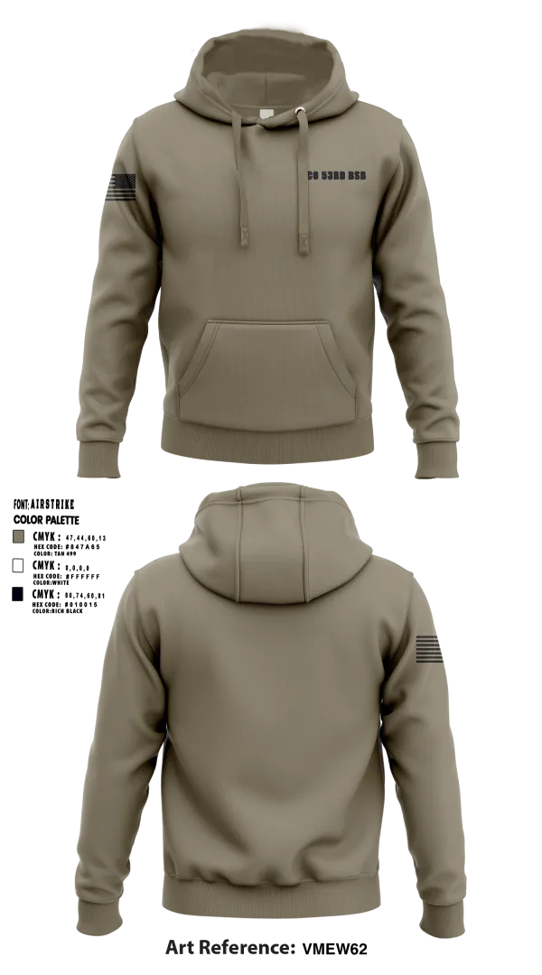 Hoodie, I Co 53rd BSB, National Guard, Teamtime, Team time, sublimation, custom sports apparel, team uniforms, spirit wear, spiritwear, sports uniforms, custom shirts, team store, custom team store, fundraiser sports, apparel fundraiser