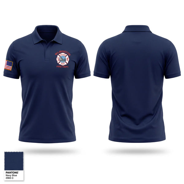 Short Sleeve Performance Polo, Wilmington fire department, Fire Department, Teamtime, Team time, sublimation, custom sports apparel, team uniforms, spirit wear, spiritwear, sports uniforms, custom shirts, team store, custom team store, fundraiser sports, apparel fundraiser
