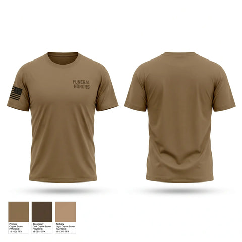Old School Cotton Feel Shirt, Funeral Honors, National Guard, Teamtime, Team time, sublimation, custom sports apparel, team uniforms, spirit wear, spiritwear, sports uniforms, custom shirts, team store, custom team store, fundraiser sports, apparel fundraiser