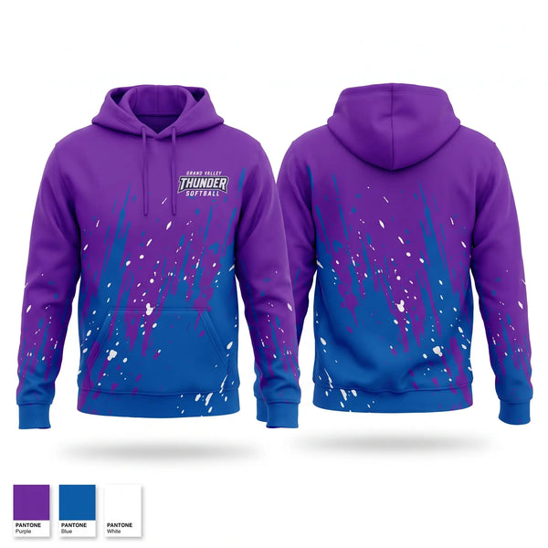Hoodie, Thunder, Softball, Teamtime, Team time, sublimation, custom sports apparel, team uniforms, spirit wear, spiritwear, sports uniforms, custom shirts, team store, custom team store, fundraiser sports, apparel fundraiser
