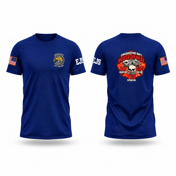 Old School Cotton Feel Shirt, Cfd e47, Fire Department, Teamtime, Team time, sublimation, custom sports apparel, team uniforms, spirit wear, spiritwear, sports uniforms, custom shirts, team store, custom team store, fundraiser sports, apparel fundraiser